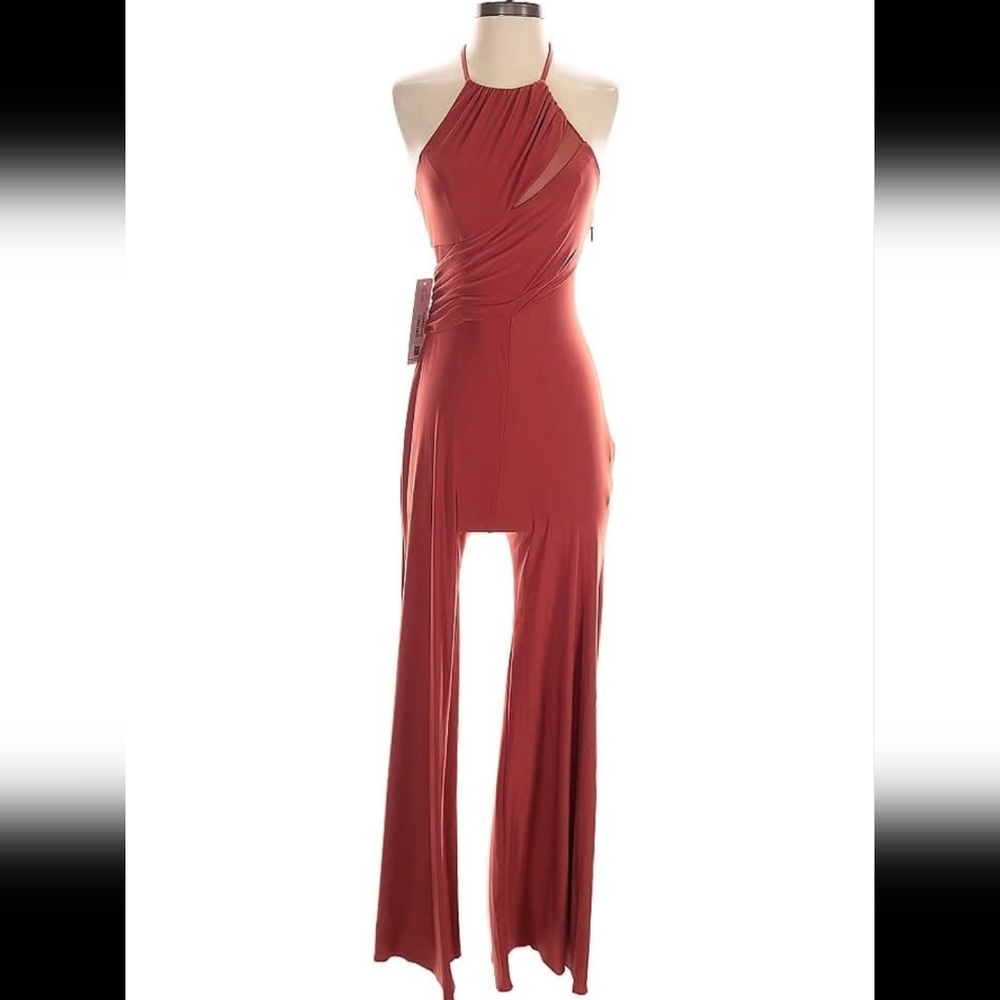 NWT Kendall & Kylie Red Jumpsuit In Size S